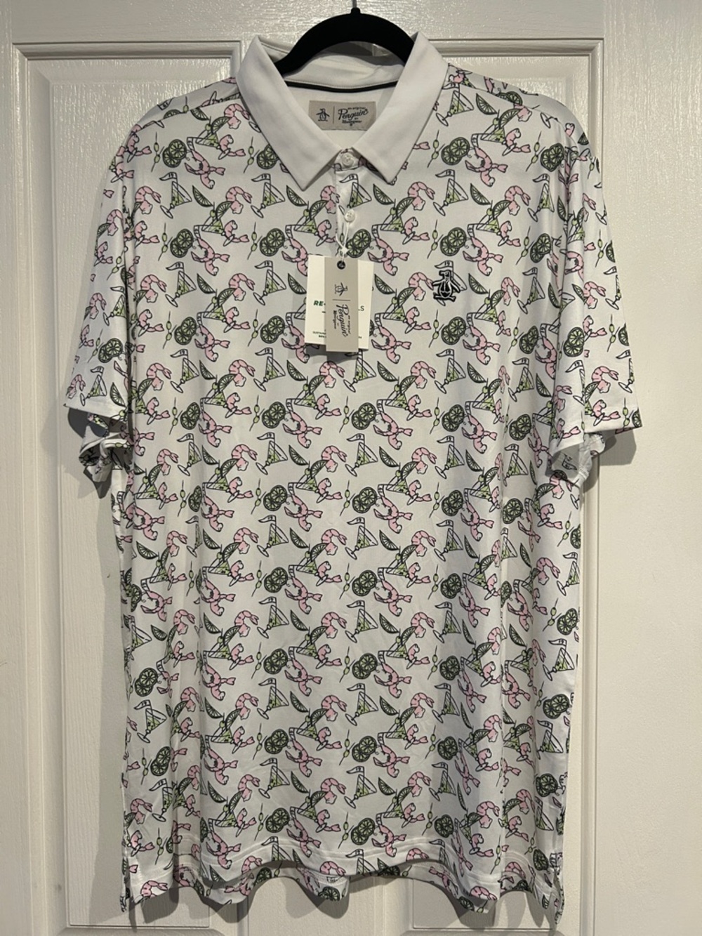 Penguin White Shrimp Cocktail Polo